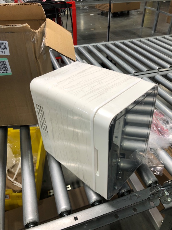 Photo 1 of Easy-Take Skincare Fridge - Mini Fridge with Dimmable LED Mirror (4 Liter/6 Can), Cooler and Warmer, for Refrigerating Makeup, Skincare and Food, Mini Fridge for Bedroom, Office and Car, White