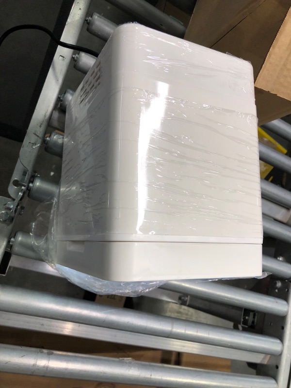 Photo 1 of Easy-Take Skincare Fridge - Mini Fridge with Dimmable LED Mirror (4 Liter/6 Can), Cooler and Warmer, for Refrigerating Makeup, Skincare and Food, Mini Fridge for Bedroom, Office and Car, White