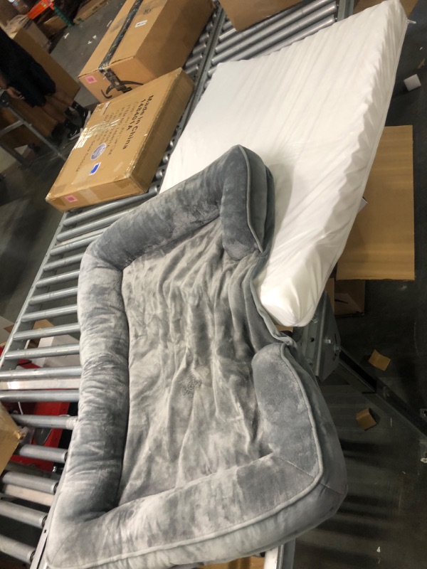 Photo 1 of Bedsure Large Orthopedic Bed for Large Dogs - Big Waterproof Foam Sofa with Removable Washable Cover, Waterproof Lining and Nonskid Bottom Couch, Pet Bed