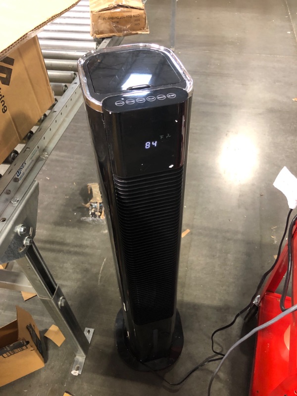 Photo 1 of Evaporative Air Cooler, 42" Portable Air Conditioner for Room, 3 In 1 Windowless Air Cooler, 1.3 Gallon Water Tank, 90° Oscillating, 4 Mode & 3 Speed, 12H Timer, 4 Ice Boxes, Remote Control,Black
