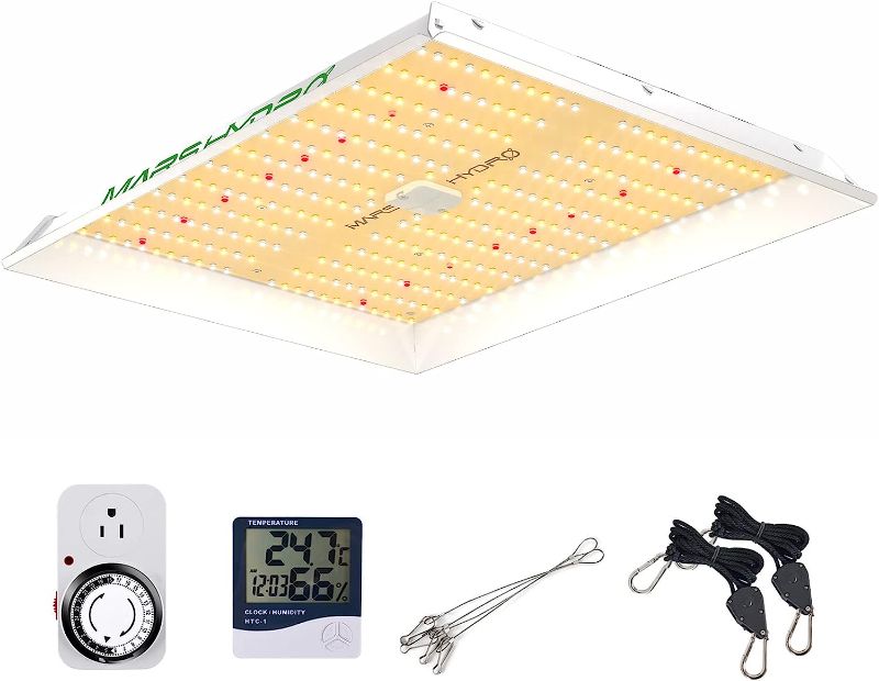 Photo 1 of MARS HYDRO 2023 New TS1000 150 Watts LED Grow Lights for Indoor Plants, Patented Reflector Dimming Daisy Chain Sunlike Full Spectrum Growing Lamps for Seedlings Veg Bloom in 3x3 Grow Tent Greenhouse
