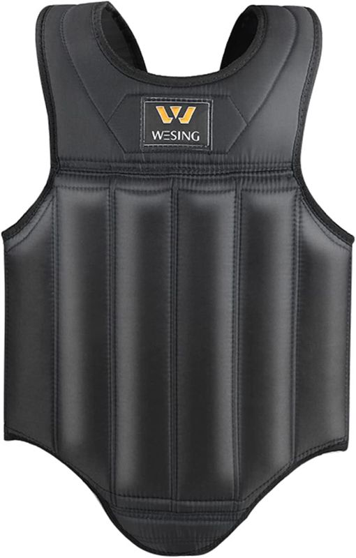 Photo 1 of Wesing Martial Arts Muay Thai Boxing Chest Protector MMA Sanda Chest Guard