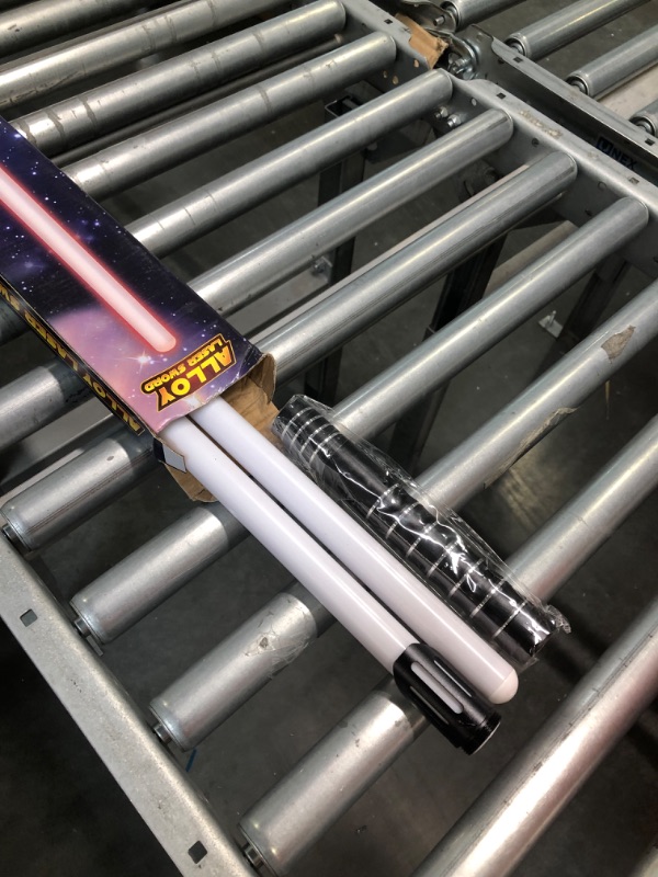 Photo 1 of Lightsaber 2 Pack Heavy Dueling Metal Hilt Light Sabers for Adults and Kids, RGB 10 Colors Changeable Light Saber with Motion Sense Sound, Gifts for Halloween Cosplay (Black)