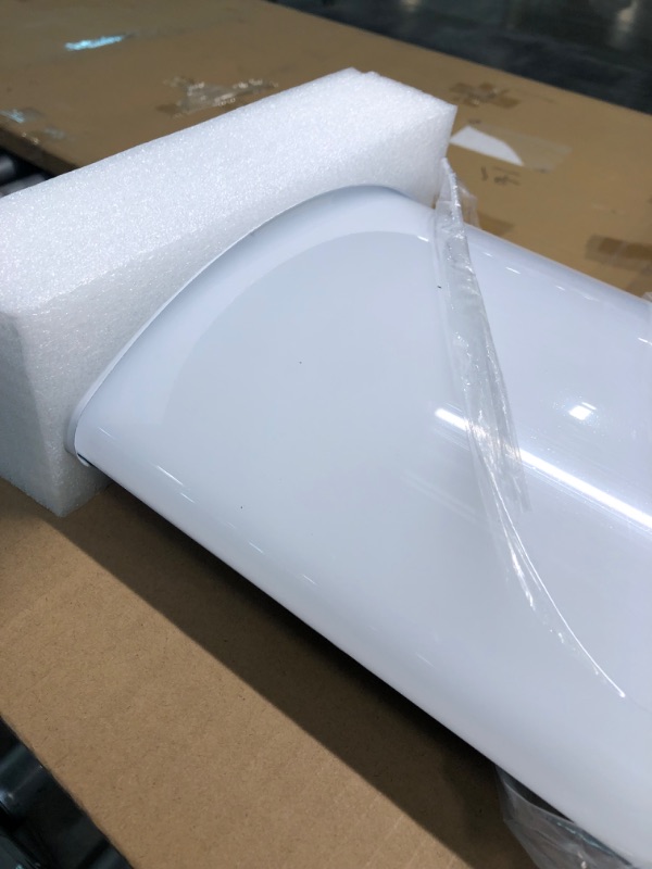 Photo 1 of ANTLUX 4FT LED Wraparound Puff Lights, 50W/5500LM, 3 Color Temperature Dimmable LED Wrap Light, 4 Foot LED Flush Mount Ceiling Lights, 48 Inch LED Light Fixtures for Kitchen Laundry Office, White 1 Pack