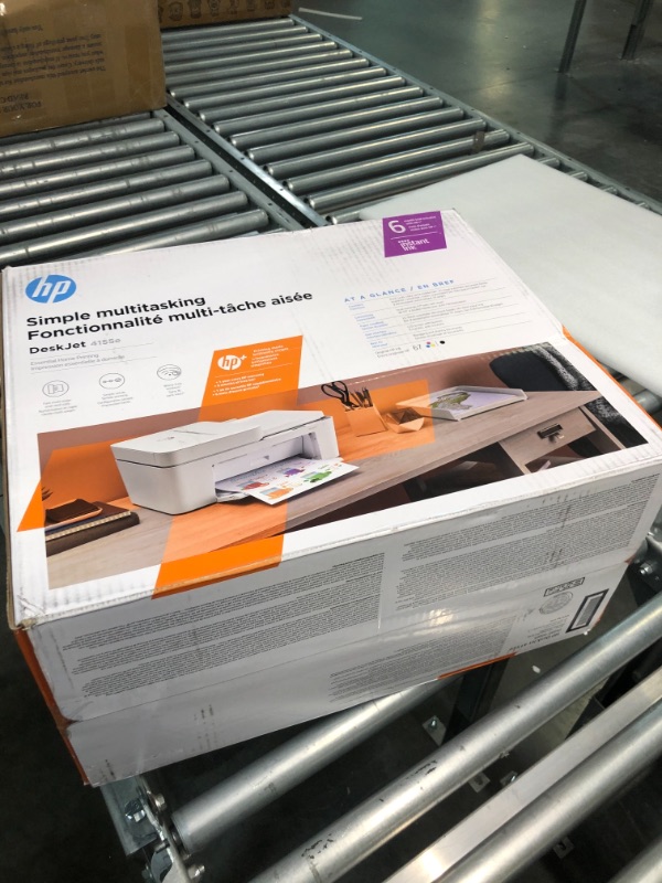 Photo 1 of HP DeskJet 4155e Wireless Color All-in-One Printer & 67XL Tri-Color High-Yield Ink Cartridge | 3YM58AN & 67XL Black High-Yield Ink Cartridge | 3YM57AN Printer + Tri-color Ink + Black Ink