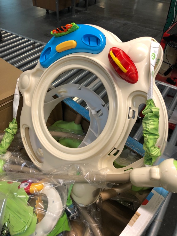 Photo 1 of Fisher-Price Jumperoo Baby Activity Center With Lights Sounds And Music, Interactive Baby Bouncer, Rainforest