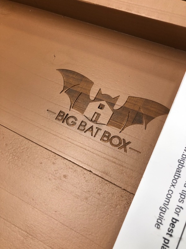 Photo 4 of BIGBATBOX - Bat House for Outdoors - Clean Your Backyard from Mosquitoes - Wooden Bat House Kit - with Our Proven Bat Box Design, You are Almost Guaranteed to Attract Bats! WildYard