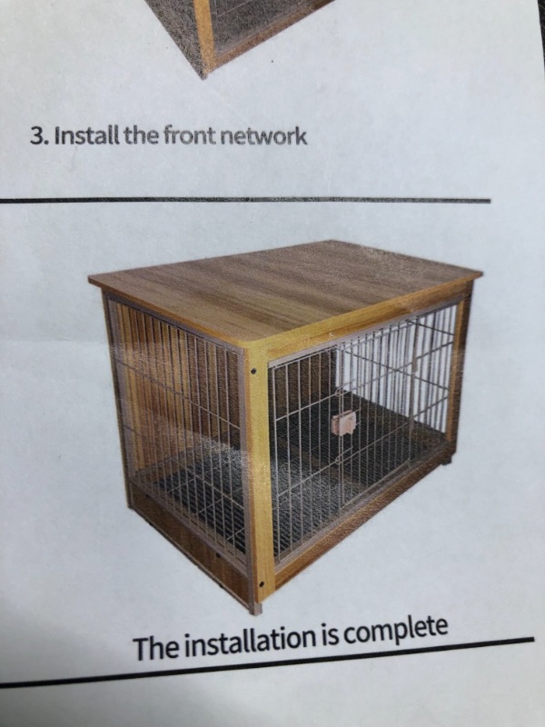 Photo 1 of *PARTS ONLY* Sliding Dog Crate Blk