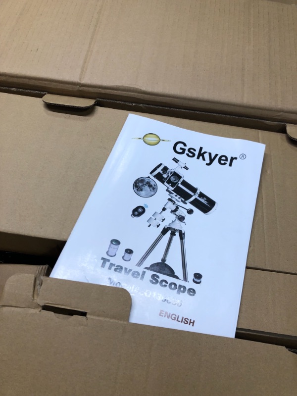 Photo 3 of Telescope, Gskyer 130EQ Professional Astronomical Reflector Telescope, German Technology Scope, EQ-130 (EQ-130)