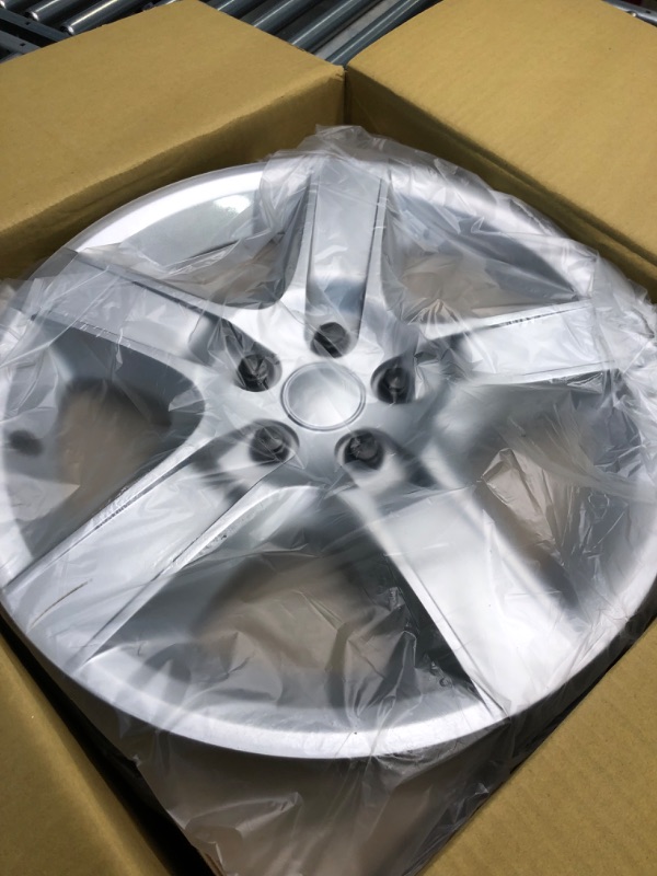 Photo 3 of 17 inch Hubcaps Best for 2008-2011 Chevrolet Malibu - (Set of 4) Wheel Covers 17in Hub Caps Rim Cover - Car Accessories for 17 inch Wheels - Snap On Hubcap, Auto Tire Replacement Exterior Cap