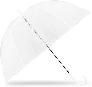 Photo 1 of 3 Clear Bubble Umbrella, Durable Wind-Resistant Umbrella with Sturdy Bubble Design that Won’t Flip Inside Out, For Men and Women of All Ages