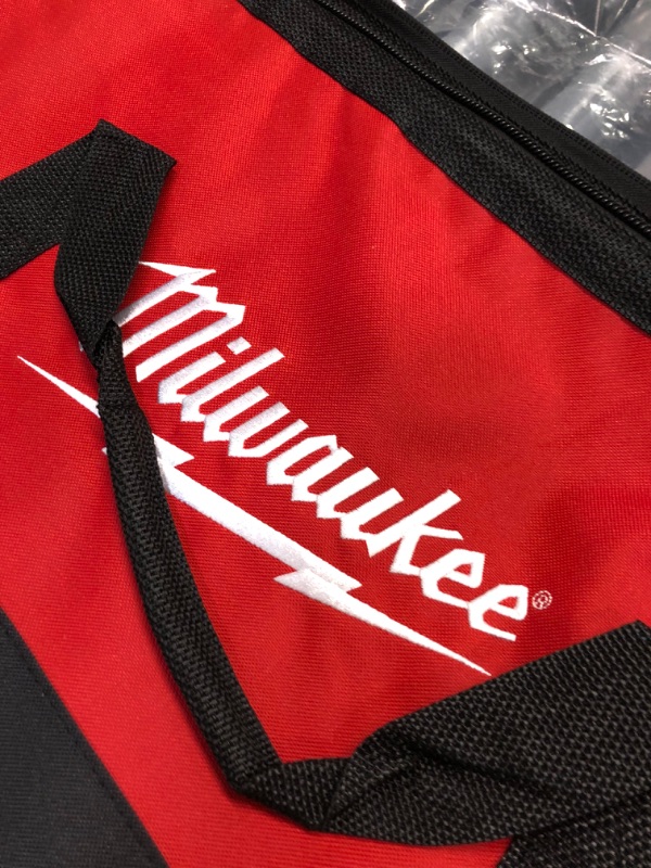 Photo 6 of Milwaukee Bag 23x12x12nch Heavy Duty Canvas Tool Bag 6 Pocket (Basic)