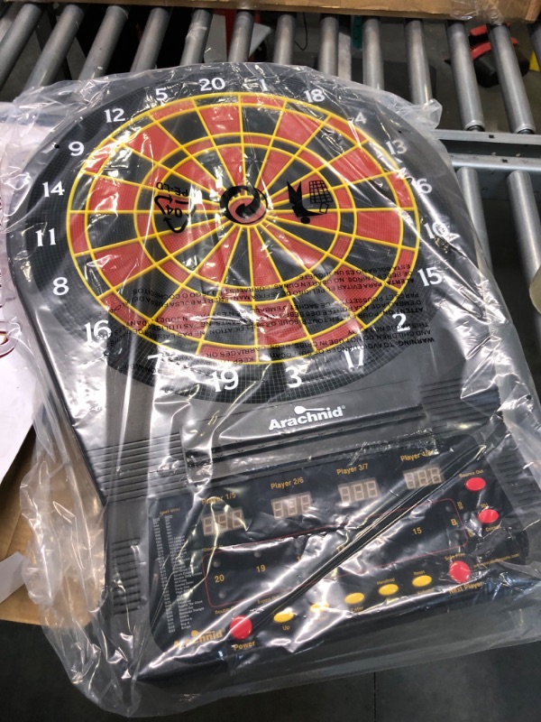 Photo 3 of Arachnid Cricket Pro Tournament-quality Electronic Dartboard with Micro-thin Segment Dividers for Dramatically Reduced Bounce-outs and NylonTough Segments for Improved Durability and Playability