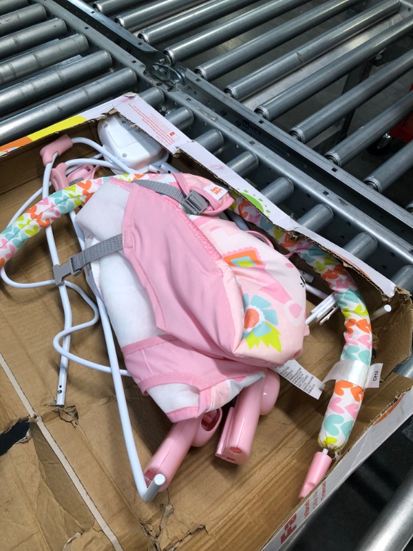 Photo 1 of Bright Starts Fanciful Fantasy Unicorn 3-Point Harness Vibrating Baby Bouncer with -Toy bar