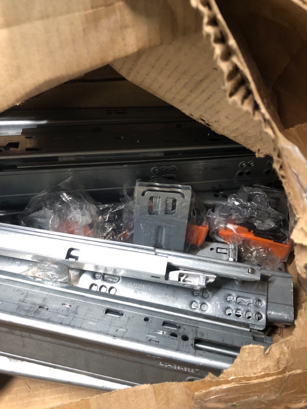 Photo 1 of 15" BLUM Tandem Set of 6 Drawer Slides Plus BLUMOTION Complete Kit. with Runners 563H, Locking Devices, Rear mounting Brackets and Screws (for face Frame or Frameless Application) 15" Set of 6