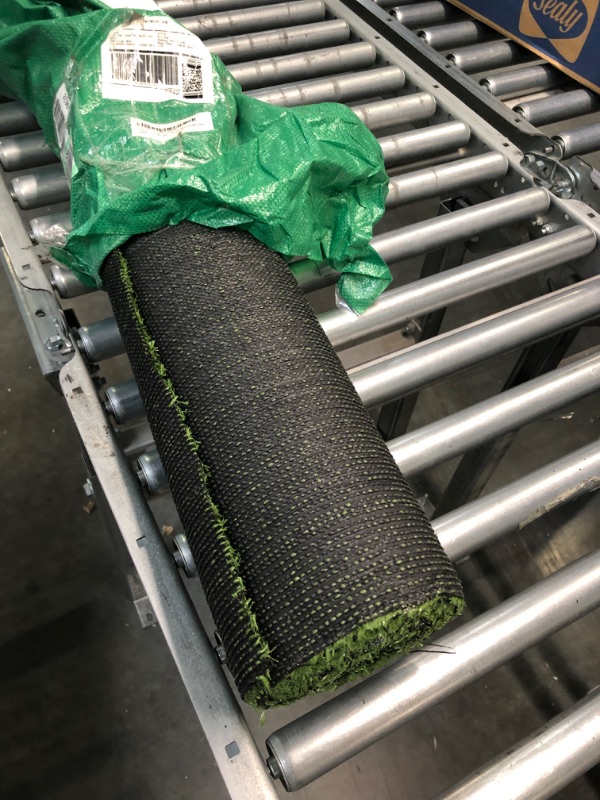 Photo 1 of Artificial Turf Grass Lawn 5 FT x8 FT, Realistic Synthetic Grass Mat, Indoor Outdoor Garden Lawn Landscape for Pets,Fake Faux Grass Rug with Drainage Holes 5 x 8 Feet