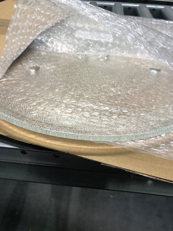 Photo 4 of 13.5" Microwave Glass Turntable Plate Replacement for GE Hotpoint Microwave Glass Plate - Replace Microwave Glass Tray # WB39X10032 JVM3160DF1BB JVM3160DF1CC JVM3160DF1WW 13.5IN