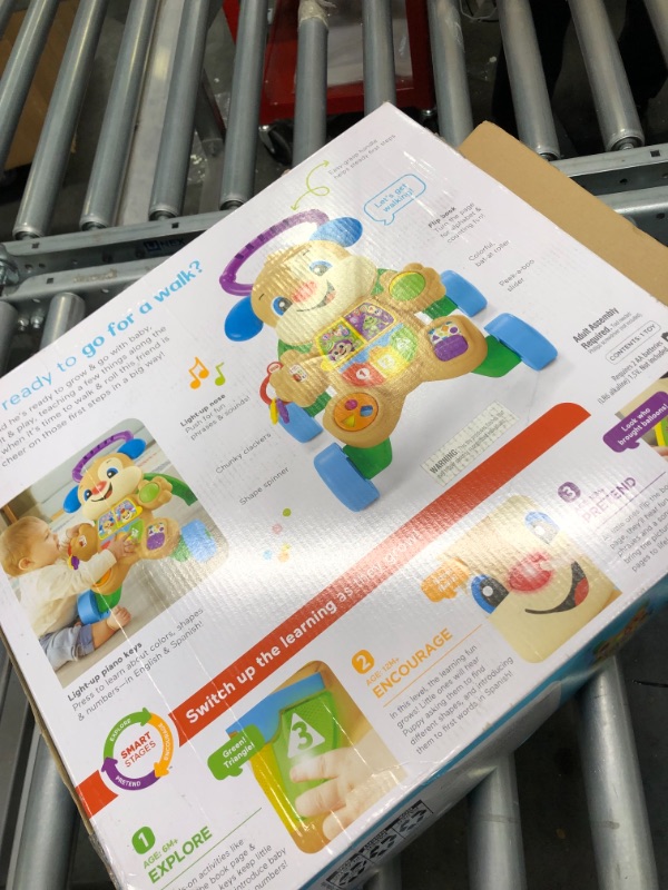 Photo 1 of Fisher-Price Laugh & Learn Baby & Toddler Toy Smart Stages Learn With Puppy Walker, Educational Music Lights And Activities