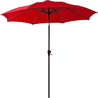 Photo 1 of 10 ft Outdoor Market Patio Table Umbrella with Tilt
