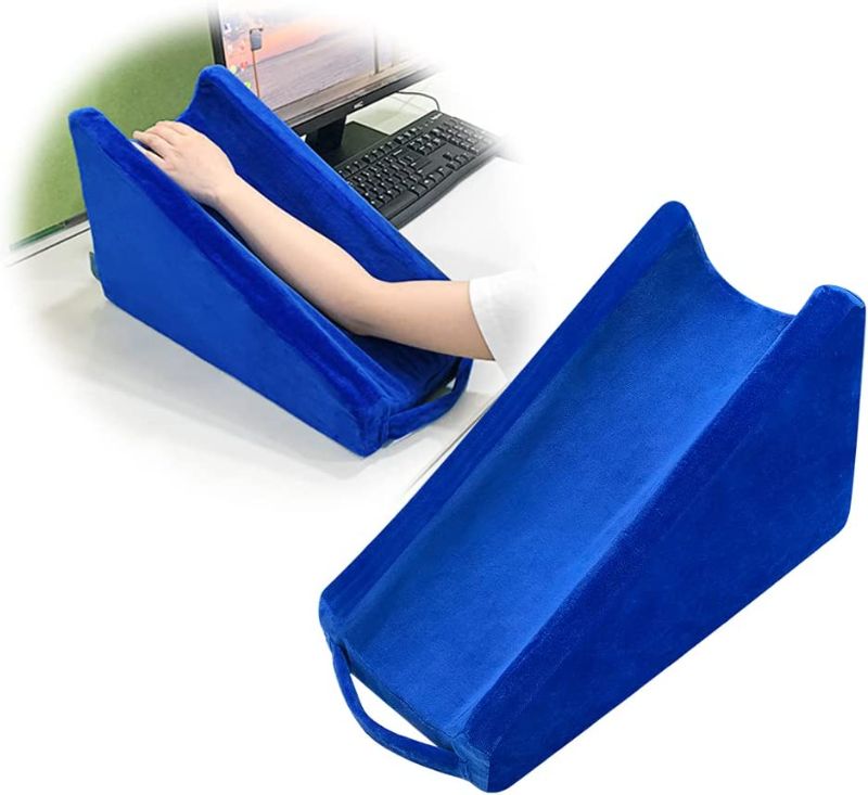 Photo 1 of Arm Elevation Pillow Support Wedge Elevating Arm Medical Pillow Post Surgery Elevated Surgical Wedge Arm Pillows for Sleeping Elbow Therapy Wedge Foam Support Hand Elevator Broken Arm Wrist Recovery
