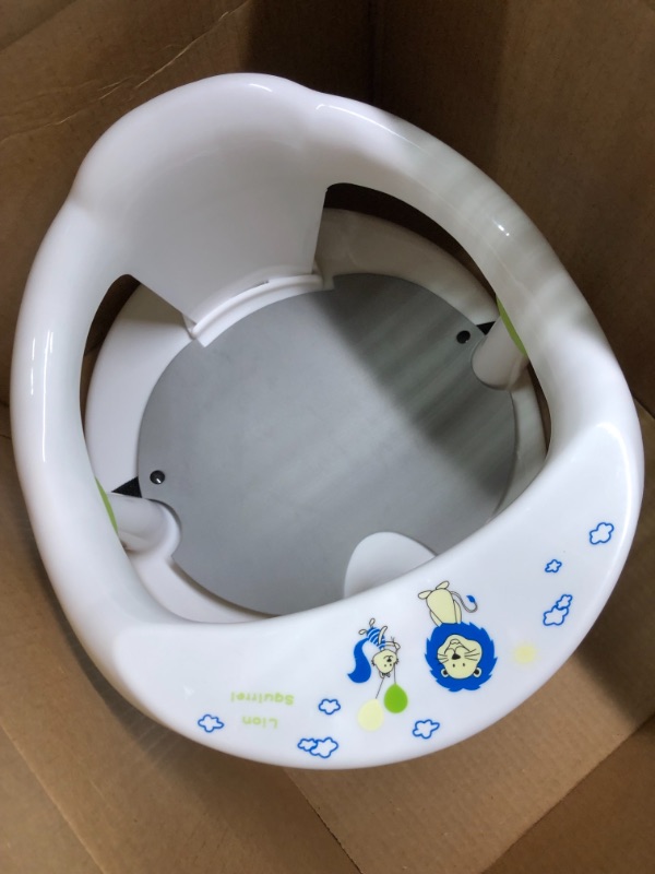 Photo 1 of CAM2 Baby Bath Seat, Non-Slip Infants Bath tub Chair with Suction Cups for Stability, Newborn Gift, 6-18 Months (White)