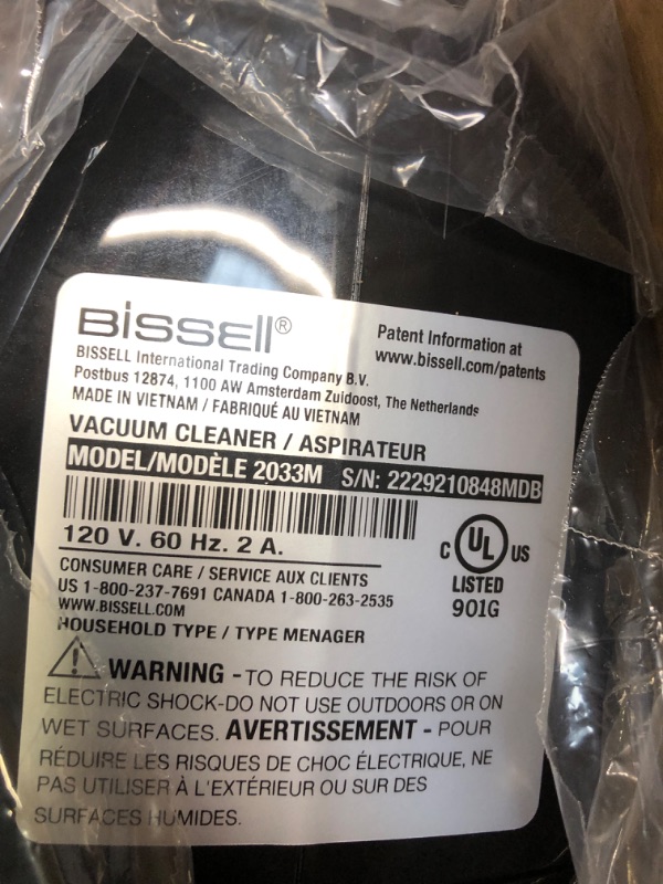 Photo 2 of Bissell Featherweight Stick Lightweight Bagless Vacuum 2033M Black