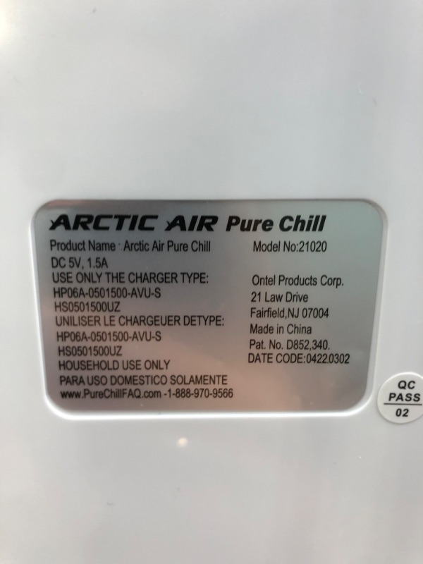 Photo 3 of As Seen on TV Arctic Air Pure Chill Air Conditioner