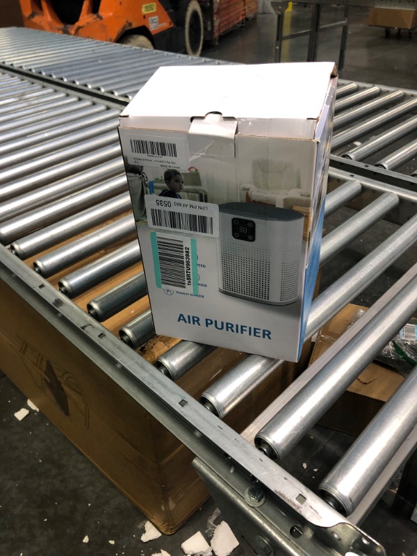 Photo 1 of Air Purifiers For Bedroom - Honeyuan H13 HEPA Air Purifier for Home Large Room 322 sqft, Air purifiers with 360°Air Intake, 3 Fan Speeds, 3-Stage Filtration For Pet Dander Dust Pollen Smoke White