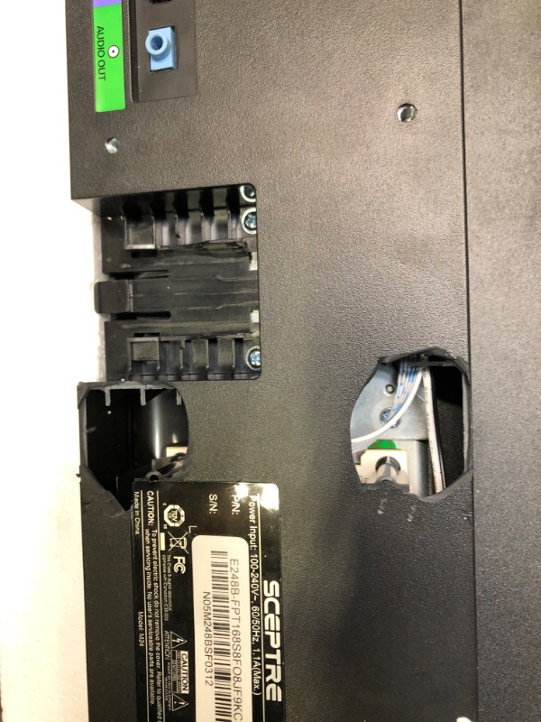 Photo 1 of Sceptre IPS 24" 1920 x 1080p Gaming Monitor up to 165Hz DisplayPort HDMI AMD FreeSync Premium 98% sRGB Build-in Speakers, Black 2021 (E248B-FPT168S)