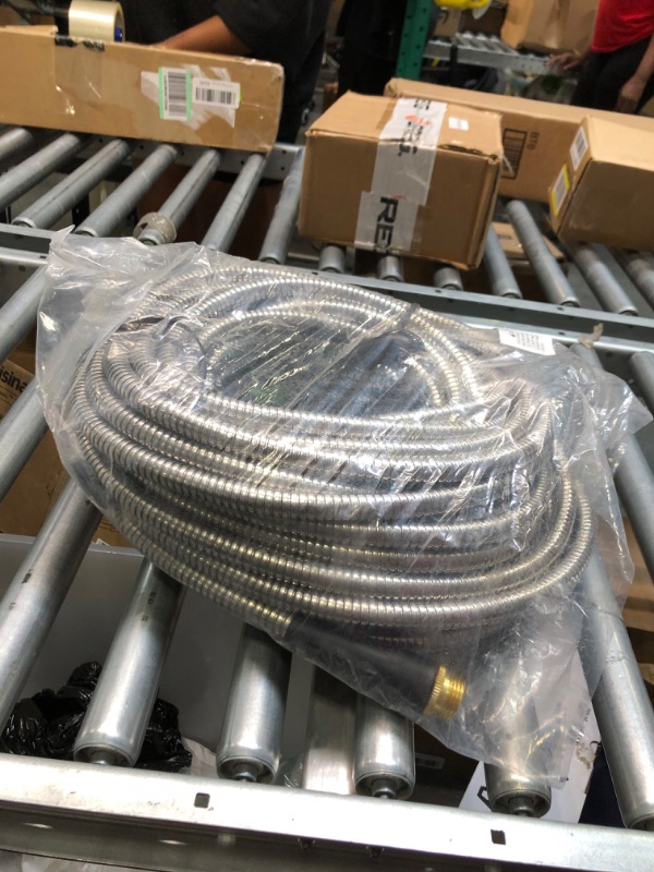 Photo 2 of 20 Ft 6AN AN6 (3/8") Universal Braided Stainless Steel CPE Oil Fuel Gas Line Hose