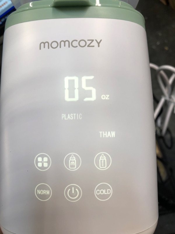 Photo 1 of Momcozy Smart Baby Bottle Warmer, Fast Baby Milk Warmer with Accurate Temperature Control and Automatic Shut-Off, Multifunctional Bottle Warmers for Breastmilk or Formula White