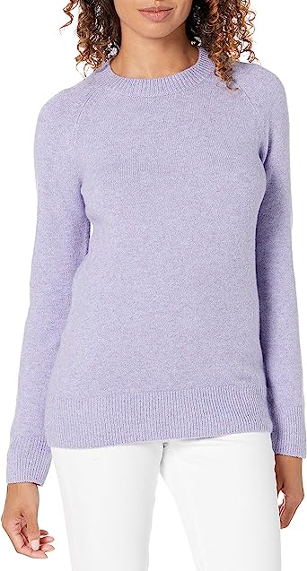 Photo 1 of Amazon Essentials Women's Classic-Fit Soft Touch Long-Sleeve Crewneck Sweater 