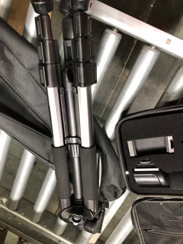 Photo 1 of Movo iVlogger Vlogging Kit for iPhone - Lightning Compatible Video Vlog Kit - Accessories: Phone Tripod, Phone Mount, LED Light and Shotgun Microphone - for YouTube Starter Kit or iPhone Vlogging Kit