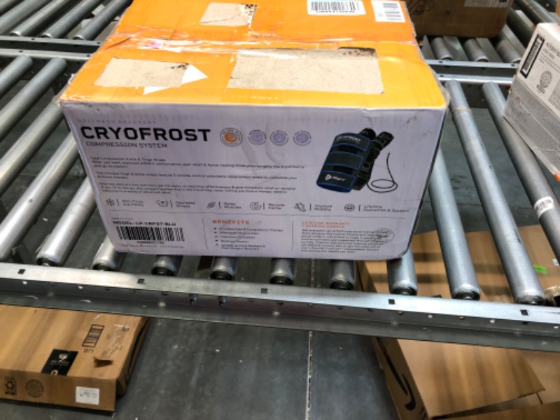 Photo 2 of Lifepro Cryotherapy Machine - Electric Knee Ice Pack Wrap for Ankle, Calf, & Thigh - Leg Circulation Machine Includes Reusable & Non-Toxic Wraps for Knee - Cold Therapy Machine for Knee Surgery