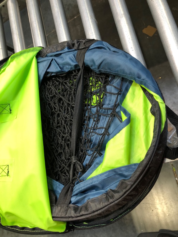 Photo 1 of JOOLA Sport Squad Portable Soccer Goal Net Set - Pop Up Training Soccer Goals for Backyard - Indoor or Outdoor Versions - Easy Assembly - Great for Kids and Adults Blue/Green