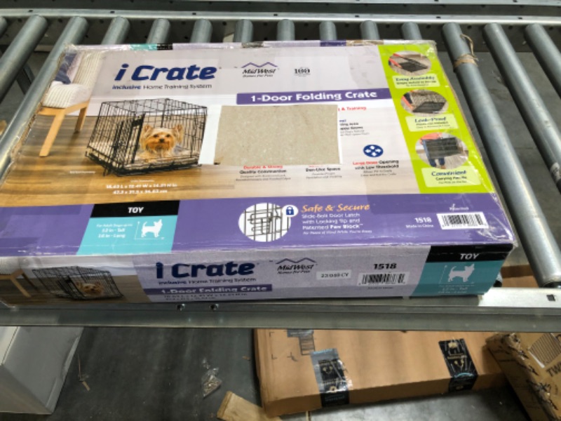 Photo 2 of 18-Inch Single Door iCrate **TAKE NOTE CRATE MAT IS NOT INCLUDED WITH THIS ITEM**