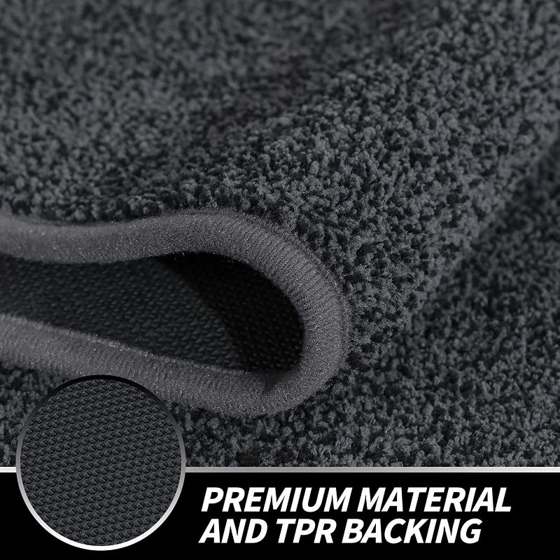 Photo 1 of Indoor Doormat Super Absorbs Mud Mat, Machine Washable Non-Slip Rubber Backing Clean Mat for Front