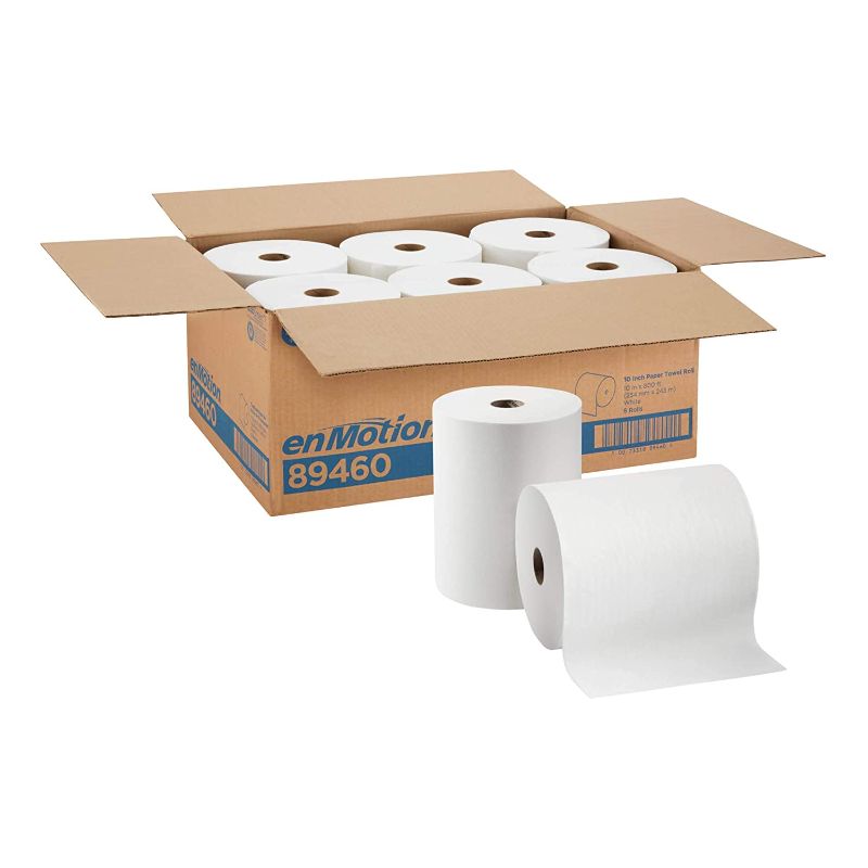 Photo 1 of enMotion 10” Paper Towel Roll by GP PRO (Georgia-Pacific), White, 89460, 800 Feet Per Roll, 6 Rolls Per Case