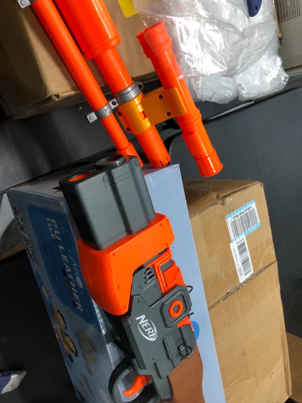 Photo 1 of NERF Star Wars Amban Phase-Pulse Blaster, The Mandalorian, Scope, 10 Official Elite Darts, Breech Load, 50.25 Inches Long (Amazon Exclusive) Frustration-Free Packaging