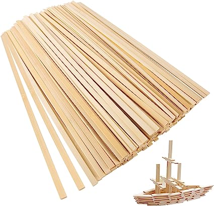 Photo 1 of 150 Pieces Natural Bamboo Sticks- Extra Long 15.7 Inch Wooden Crafts Sticks Stakes for Crafting Arts Projects with Bronson Biotin 5,000 MCG Supports Healthy Hair, Skin & Nails & Energy Production - High Potency Beauty Support - Non-GMO, 360 Vegetarian Tab