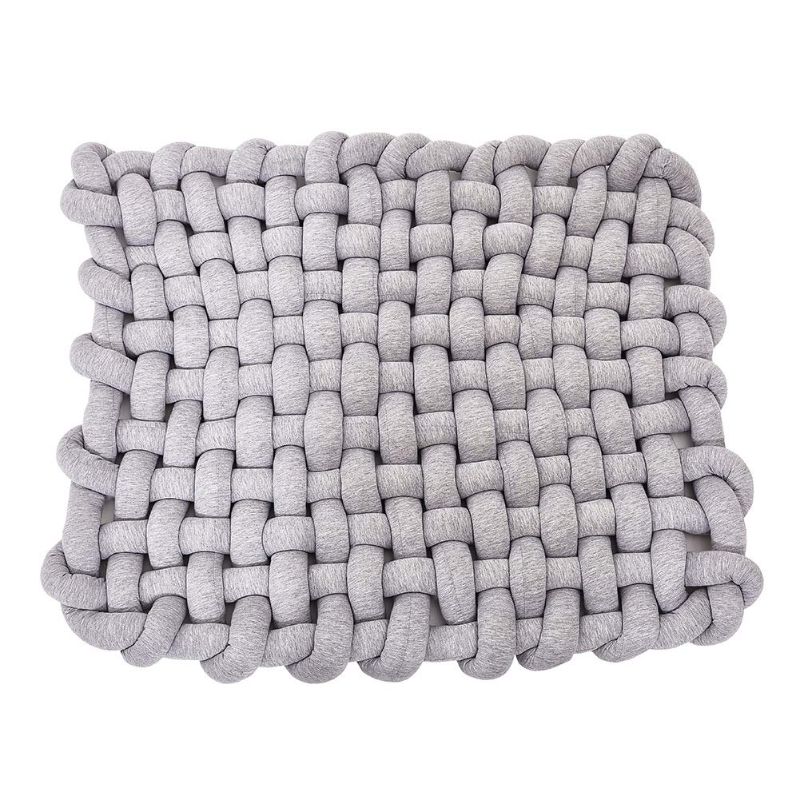 Photo 1 of Wonder Space Knotted Braided Plush Mat