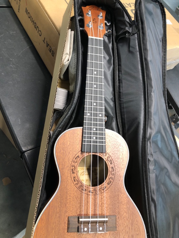 Photo 2 of Concert Ukulele Ranch 23 inch Professional Wooden Ukelele Instrument Kit with Free Online 12