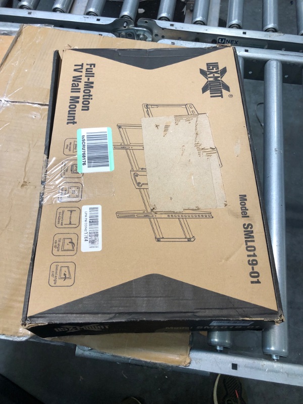 Photo 1 of Full Motion TV Mount, USX MOUNT TV Wall Mount for Most 37-75 inch TVs, Holds up to 132lbs, Max VESA 600x400mm, Swivel TV Mount Bracket with Dual Articulating Arms Tilt Rotation Fits 16" Wood Stud