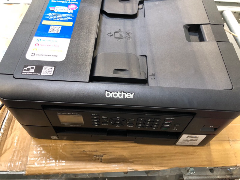 Photo 3 of Brother MFC-J1010DW Wireless Color Inkjet All-in-One Printer with Mobile Device and Duplex Printing, Refresh Subscription and Amazon Dash Replenishment Ready New Model