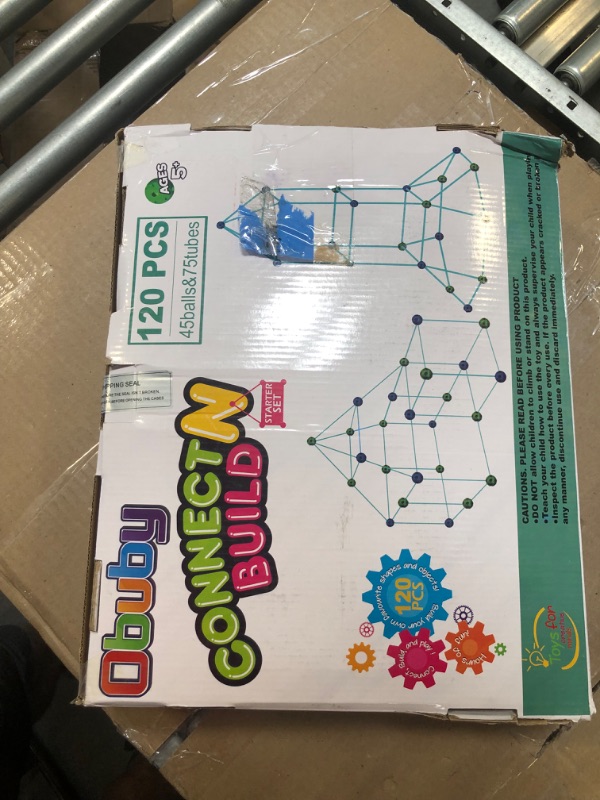 Photo 1 of Kids Fort Building Kit 120 Pieces Construction STEM Toys for 5 6 7 8 9 10 11 12 Years Old Boys and Girls Ultimate Forts Builder Gift Build DIY Educational Learning Toy for Indoor & Outdoor 120PCS