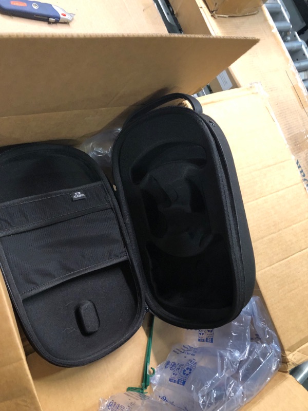 Photo 2 of AUBIKA for Meta/Oculus Quest 2 Case, Hard Carrying Travel Case Custom Inlay Storage, Stash Headset and VR Accessories(Black)