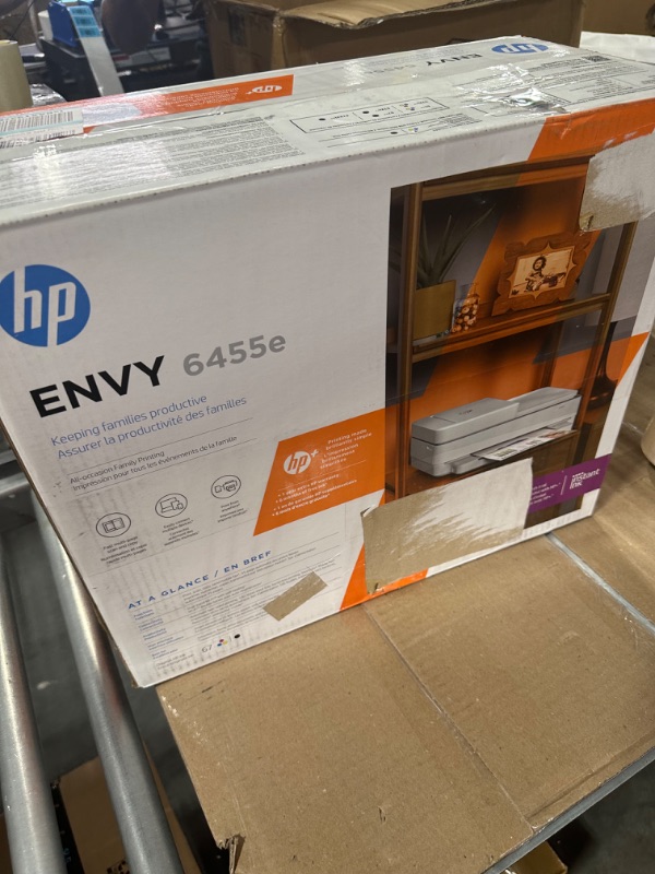 Photo 2 of HP ENVY 6455e Wireless Color All-in-One Printer with 6 Months Free Ink with HP+ (223R1A)