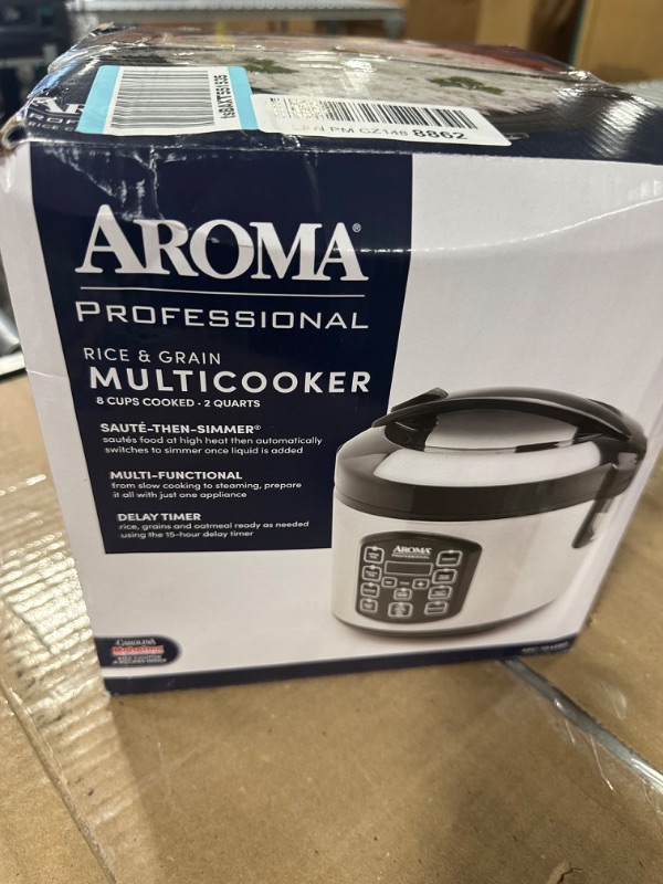 Photo 2 of Aroma Housewares ARC-954SBD Rice Cooker, 4-Cup Uncooked 2.5 Quart, Professional Version