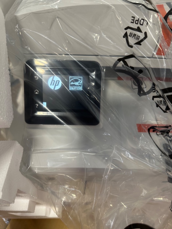 Photo 1 of HP LaserJet Pro MFP M227fdw Wireless Monochrome All-in-One Printer with built-in Ethernet & 2-sided printing, works with Alexa (G3Q75A) White
