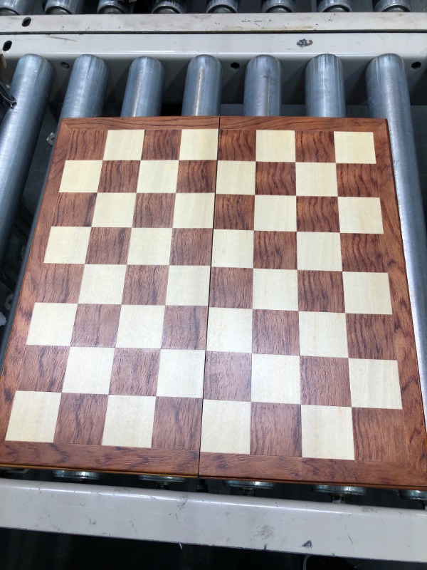 Photo 2 of 15" Wooden Chess Board - Gifts Box for Men Dad